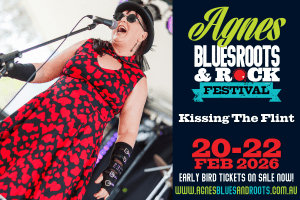 kissing the flint wide band graphic